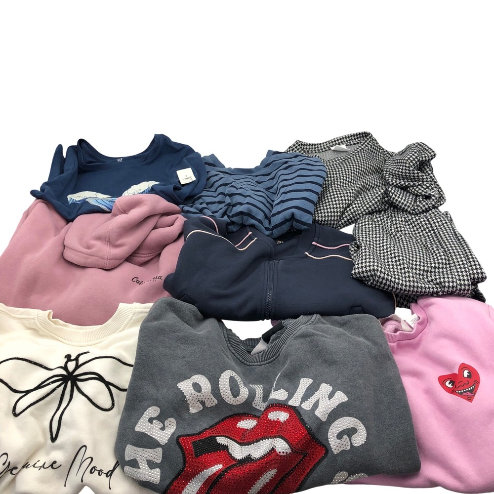 Girls Size 8 (M) Sweatshirts Sweaters BUNDLE Fall Winter Zara H&M Gap